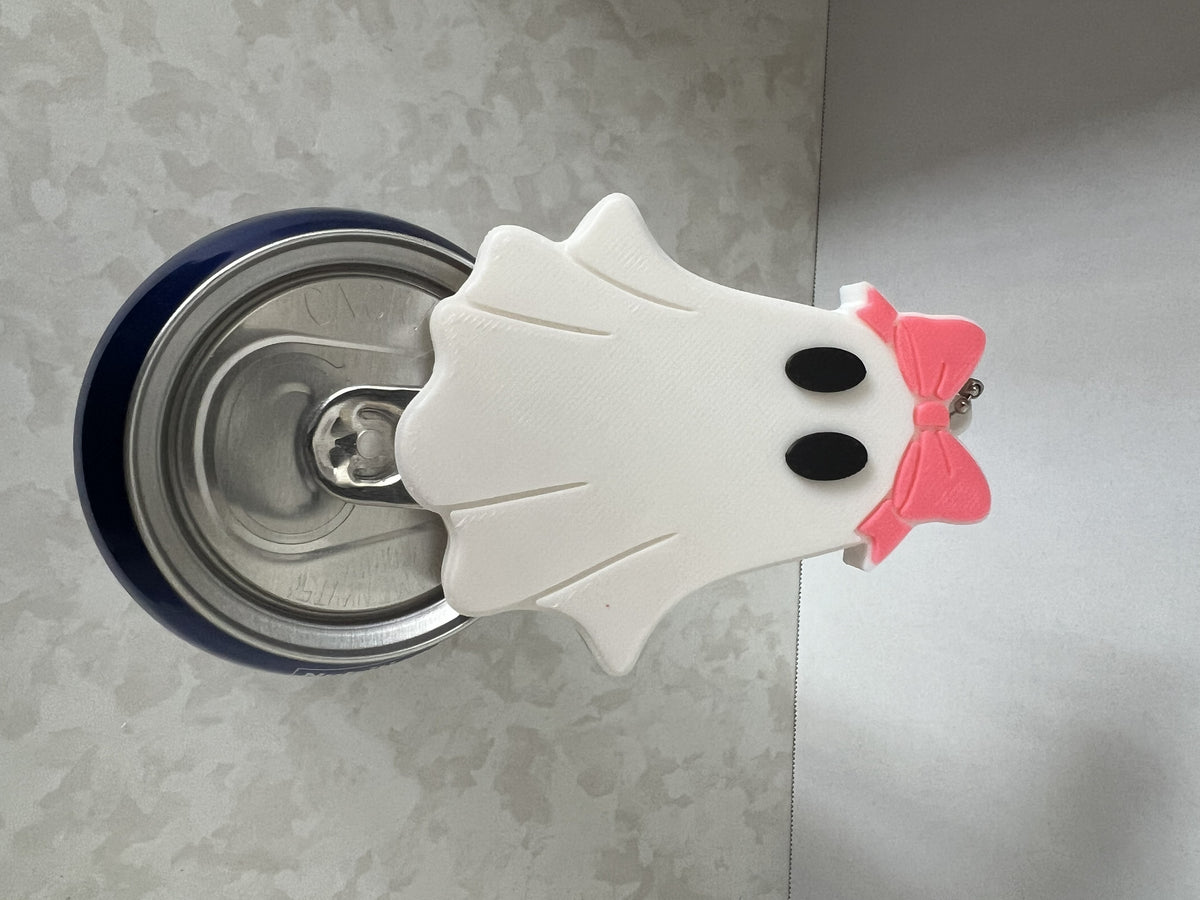Ghost with Bow Nail Saver