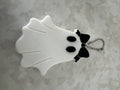 Ghost with Black Bow Nail Saver