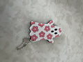Ghost with Pink Flowers Nail Saver