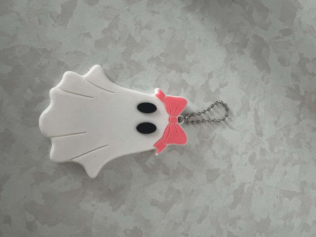 Ghost with Bow Nail Saver