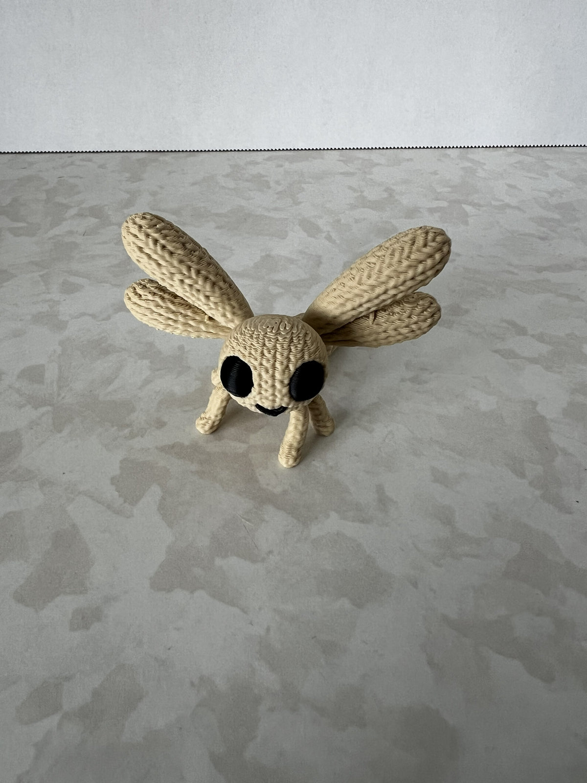 Knitted Tan Dragonfly