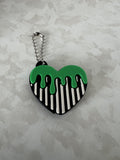 Heart With Green Slim Nail Saver