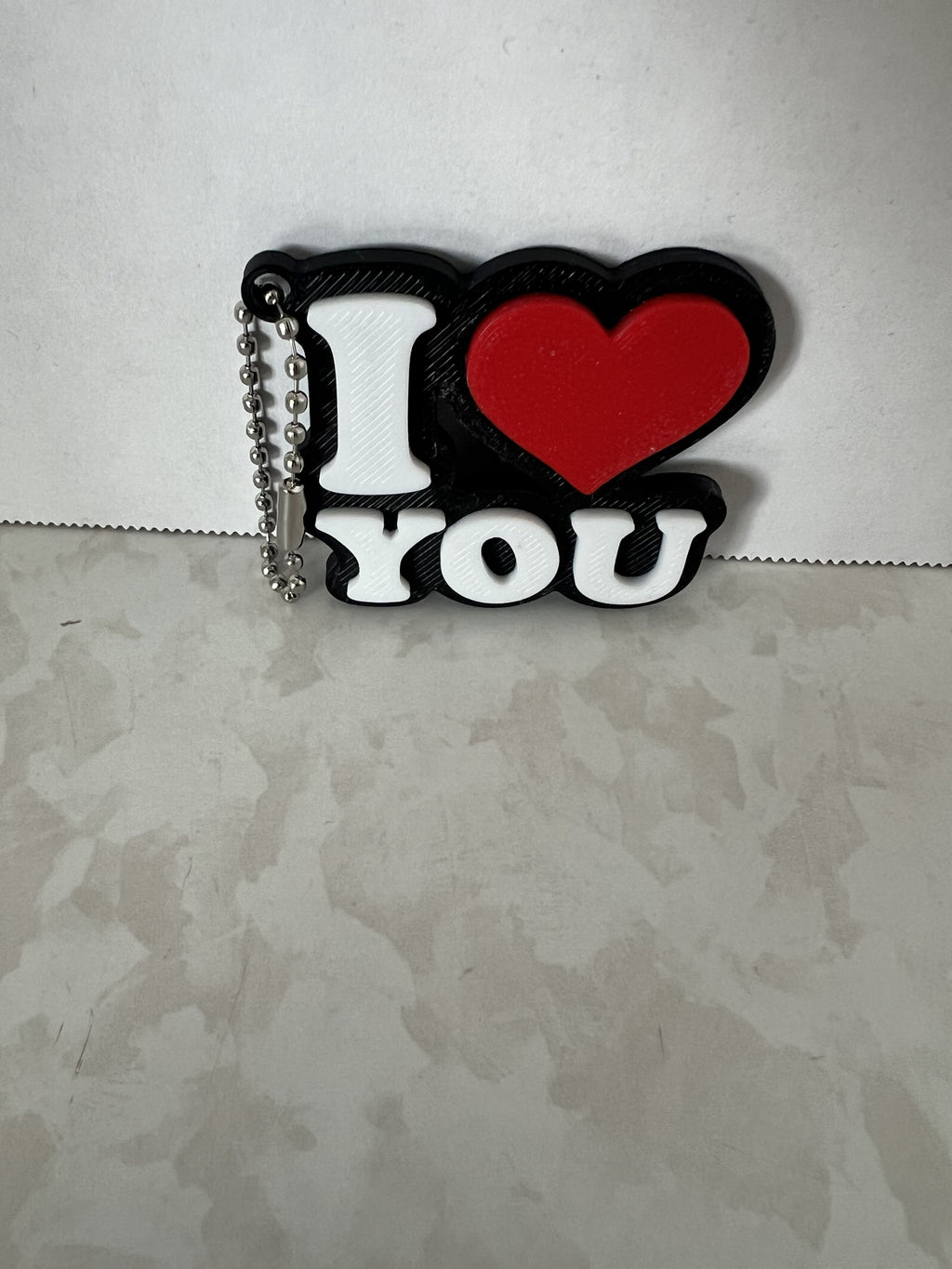 I Love You Keychain