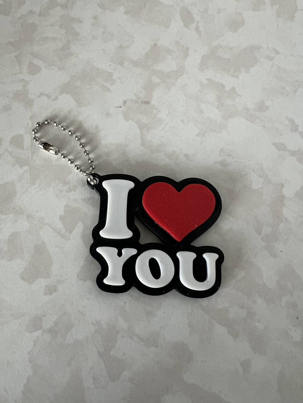 I Love You Keychain
