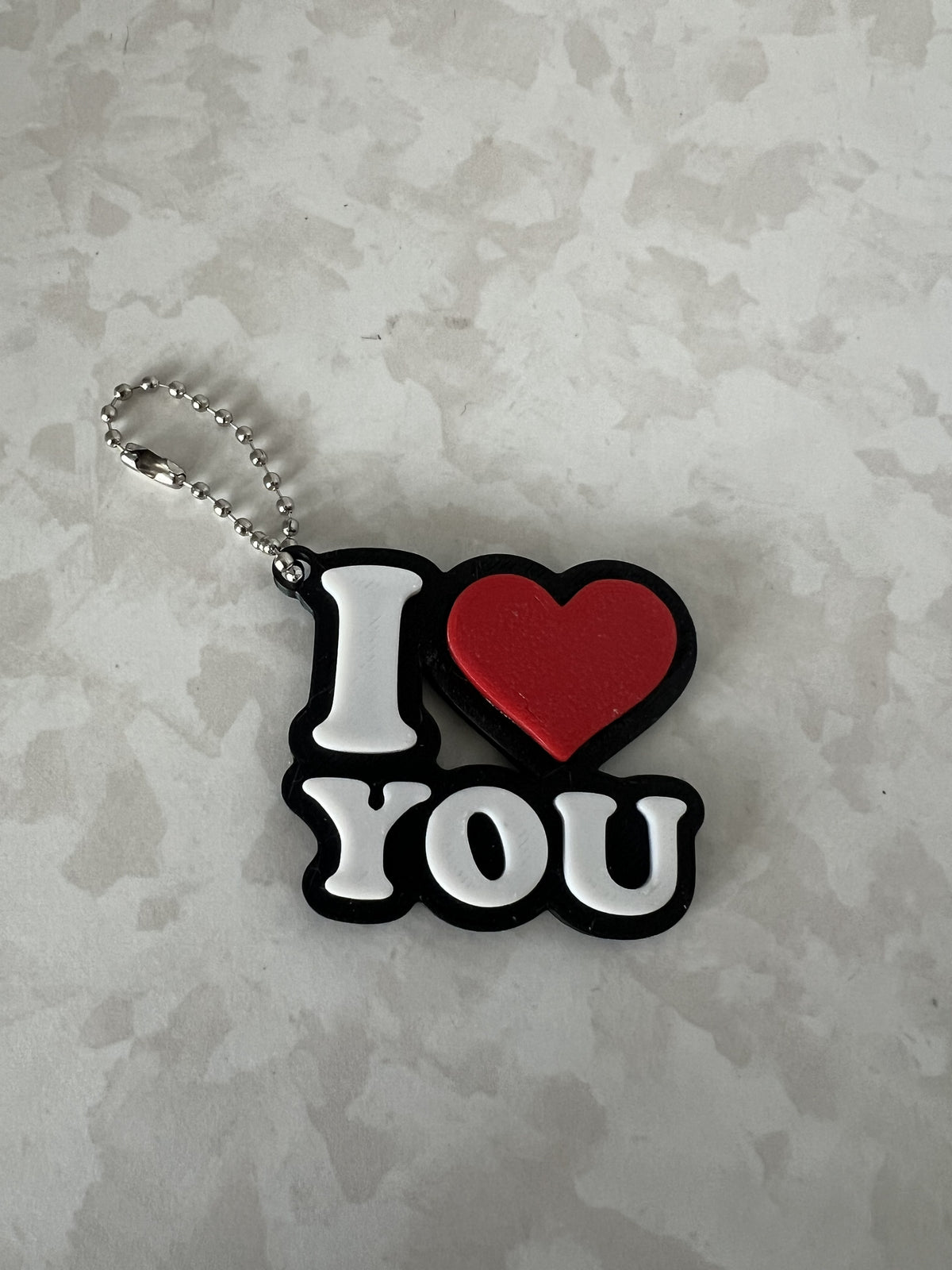 I Love You Keychain