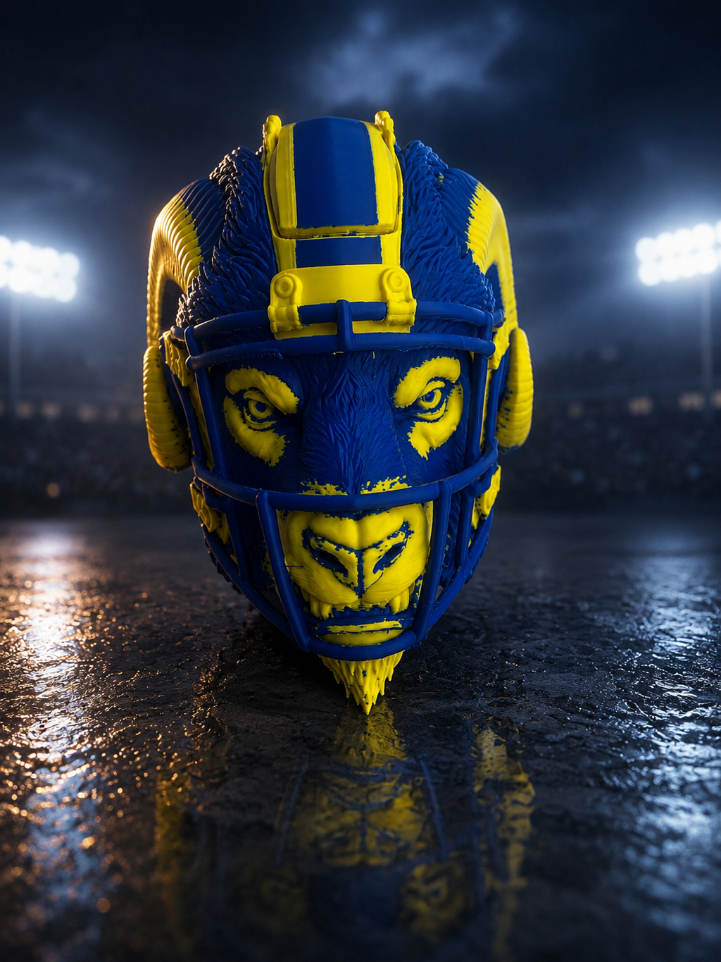 Medium Size Rams Helmet